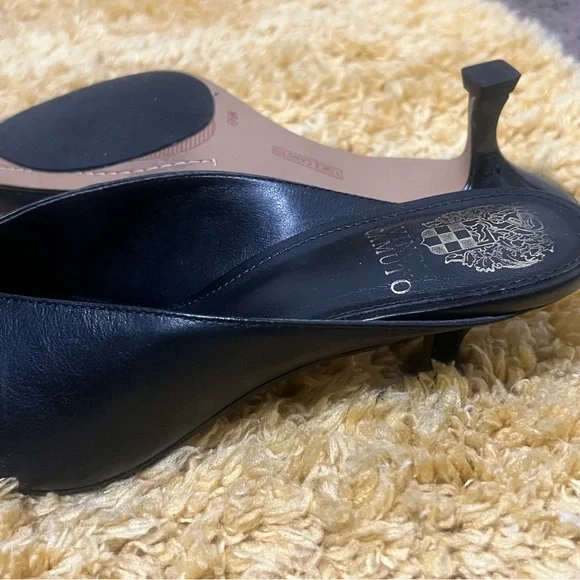 Vince Camuto Women's Meliz Kitten-Heel Mules - leather 6.5 - Picture 3 of 5